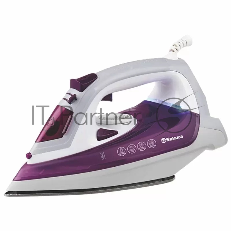 Утюг SAKURA SA-3060CWP 2400Вт керамическая подошва
