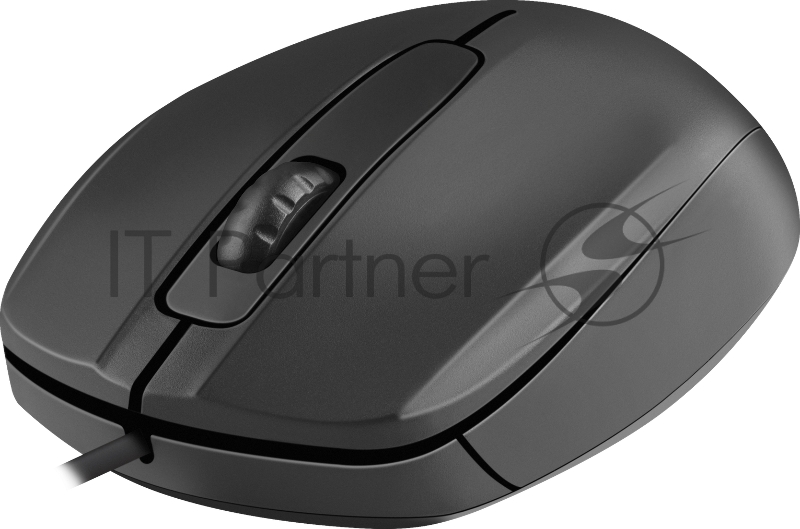 Мышь проводная Defender Alpha MB-507 черный, 1000 dpi, USB, кнопки - 3