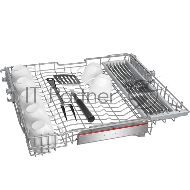 Отдельностоящая посудомоечная машина Bosch, 60 см, 13 комплектов, 8 программ, активная сушка с теплообменником, сенсорное управление, дисплей, отсрочка старта, половинная загрузка, уровень шума 40 дБ, энергоэффективность А++, цвет серебряный