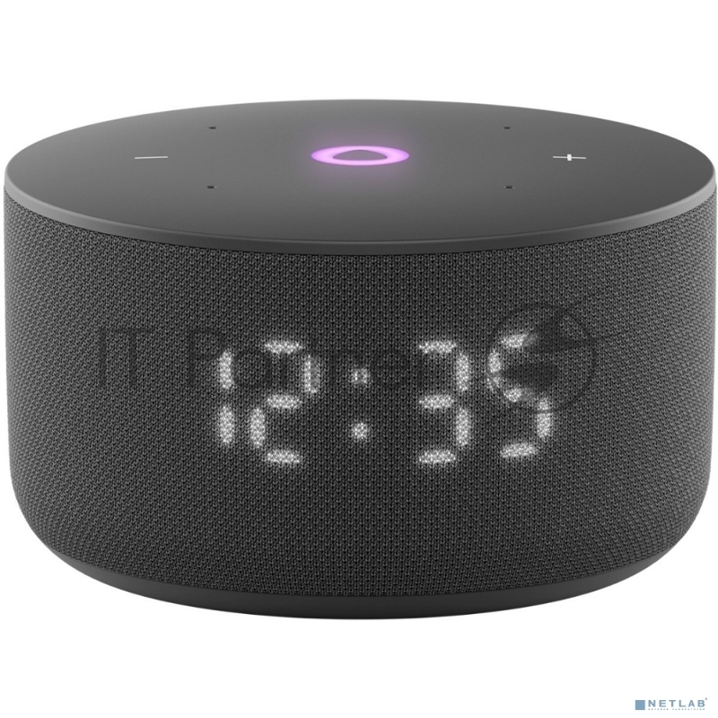 Умная колонка Yandex Станция Мини 3 Алиса черный 12W 1.0 BT/Wi-Fi (YNDX-00027BLK)