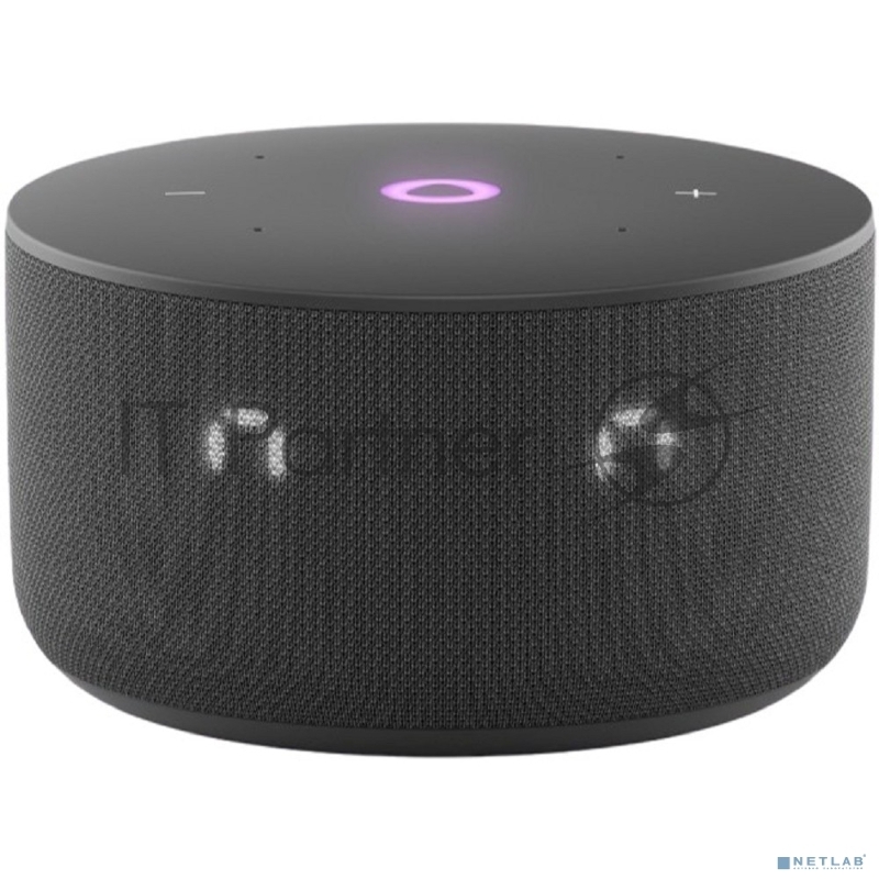 Умная колонка Yandex Станция Мини 3 Алиса черный 12W 1.0 BT/Wi-Fi (YNDX-00027BLK)