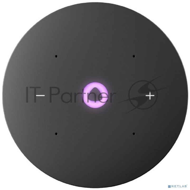 Умная колонка Yandex Станция Мини 3 Алиса черный 12W 1.0 BT/Wi-Fi (YNDX-00027BLK)