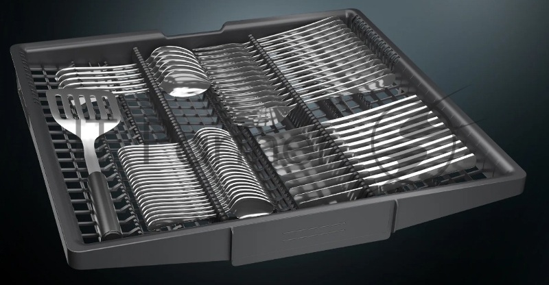 Встраиваемая посудомоечная машина Siemens/ загрузка на 13 комплектов посуды, электронное управление, 6 программ, 59.8x55x87.5 см, нержавеющая сталь цвет, сушка: с теплообменником, индикация на полу: луч