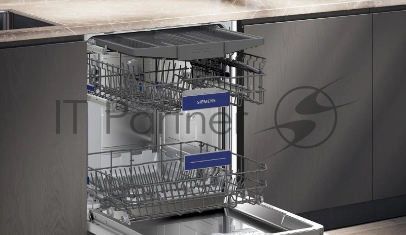Встраиваемая посудомоечная машина Siemens/ загрузка на 13 комплектов посуды, электронное управление, 6 программ, 59.8x55x87.5 см, нержавеющая сталь цвет, сушка: с теплообменником, индикация на полу: луч