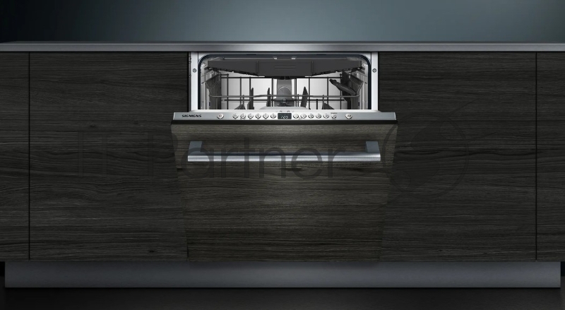 Встраиваемая посудомоечная машина Siemens/ загрузка на 13 комплектов посуды, электронное управление, 6 программ, 59.8x55x87.5 см, нержавеющая сталь цвет, сушка: с теплообменником, индикация на полу: луч