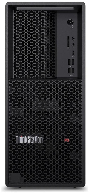 Рабочая станция Lenovo ThinkStation P3t, Intel Core i9 13900K, DDR5 32ГБ, 1ТБ(SSD), Intel UHD Graphics 770, CR, Windows 11 Professional, черный