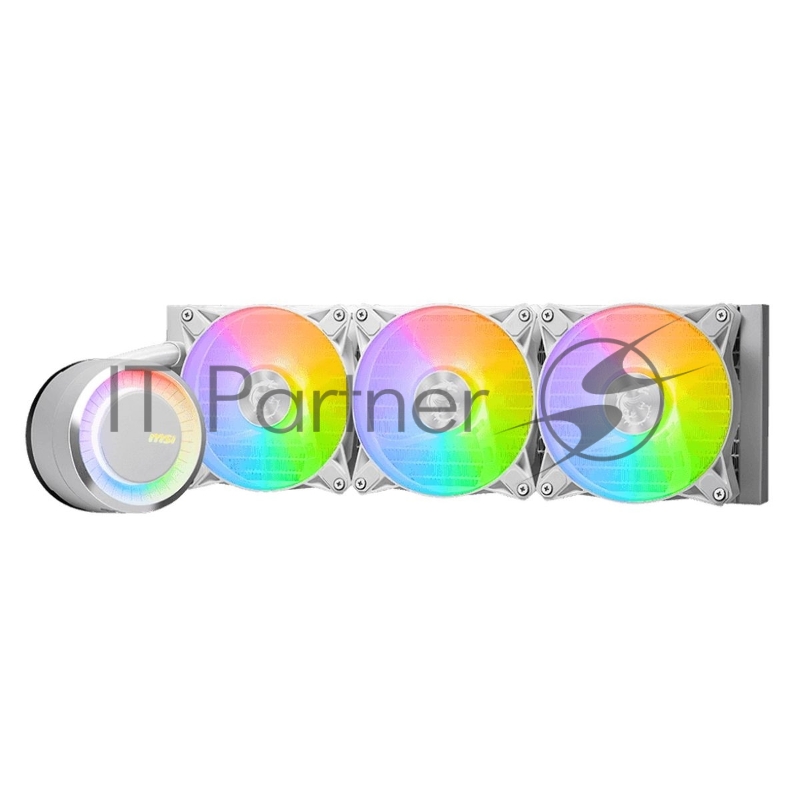 Жидкостная система охлаждения MSI MAG CORELIQUID E360 WHITE 3x ARGB Fan, ARGB Block, Color Box, Pallet packing