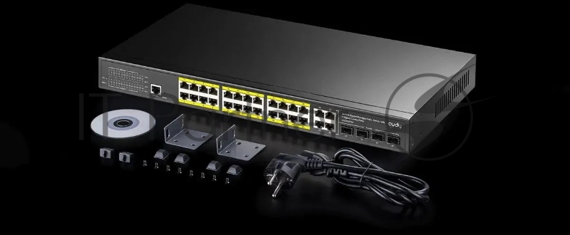 Коммутатор Cudy GS2028PS4-300W (L2) 28x1Гбит/с 4SFP 24PoE+ 300W управляемый