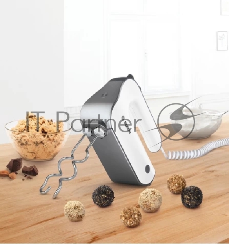 Миксер BOSCH MFQ49300 850 Вт, 5 режимов, белый серый