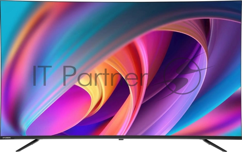 Телевизор LED Hyundai 55 H-LED55BU7100 WebOS Frameless Metal серый/серый 4K Ultra HD 60Hz MEMC DVB-T DVB-T2 DVB-C DVB-S DVB-S2 USB WiFi Smart TV