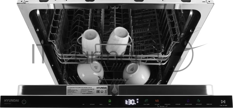 Посудомоечная машина встраив. Hyundai HBD 645 2100Вт полноразмерная нержавеющая сталь инвертер