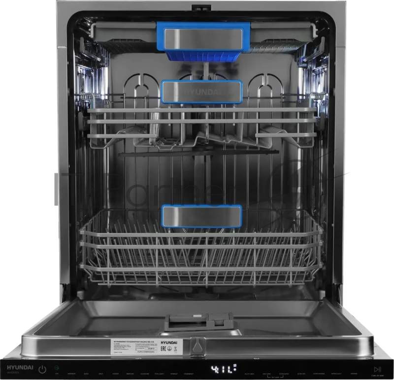 Посудомоечная машина встраив. Hyundai HBD 6105 2100Вт полноразмерная нержавеющая сталь инвертер