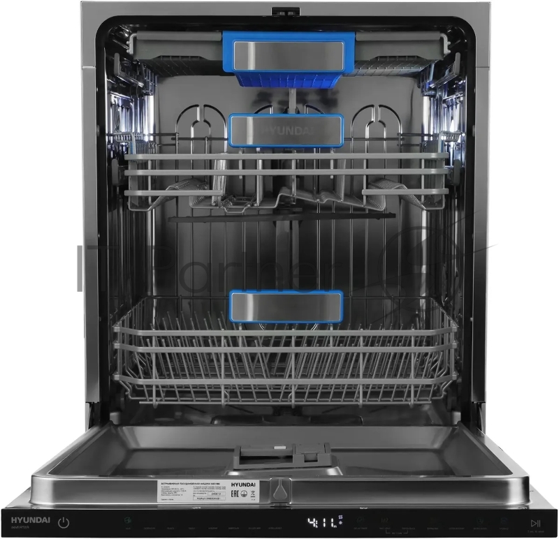 Посудомоечная машина встраив. Hyundai HBD 685 2100Вт полноразмерная нержавеющая сталь инвертер