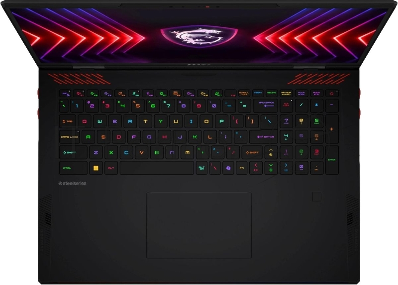 Ноутбук MSI Raider 18 HX A14VHG-461XRU Core i9 14900HX 32Gb SSD1Tb NVIDIA GeForce RTX4080 12Gb 18 IPS QHD+ (2560x1600) Free DOS black WiFi BT Cam (9S7-182232-461)