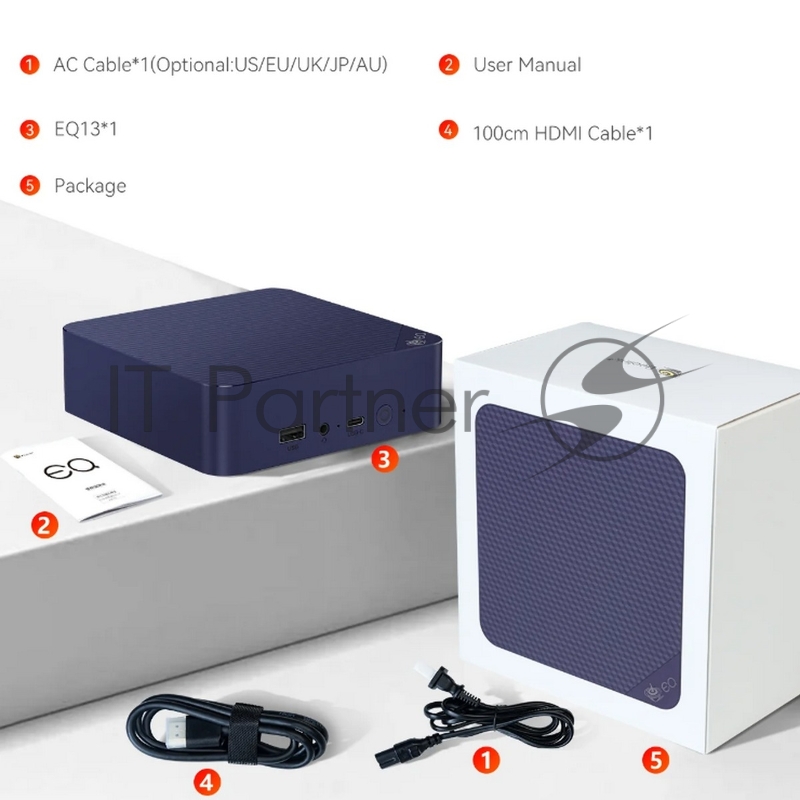 Мини-компьютер BL/EQ13-C/N200/16G/500G/Navy Blue