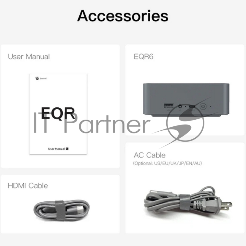 Мини-компьютер BL/EQR6-D5/6900HX/24G/500G/Mil Grey