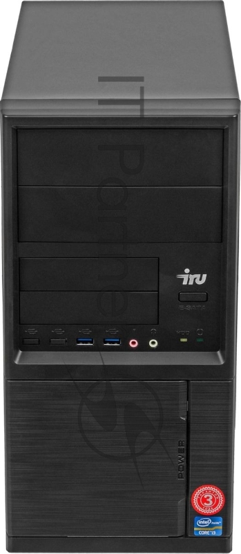 ПК IRU Corp 510 MT i5 10400 (2.9) 8Gb SSD256Gb UHDG 630 Free DOS GbitEth 400W черный (2067116)