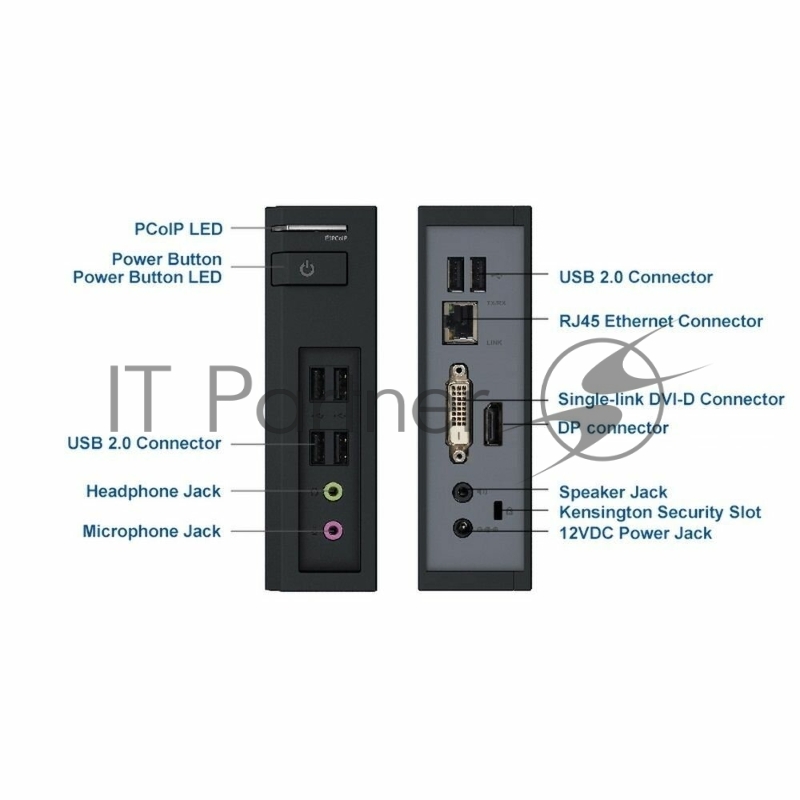 Нулевой клиент Leadtek TERA2321 (293C) 3293C011101 6USB, Fiber, DPх1+DVIх1