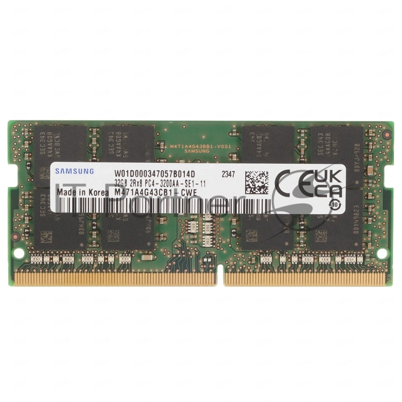 Оперативная память Samsung DDR4 32GB SODIMM 3200, 1.2V