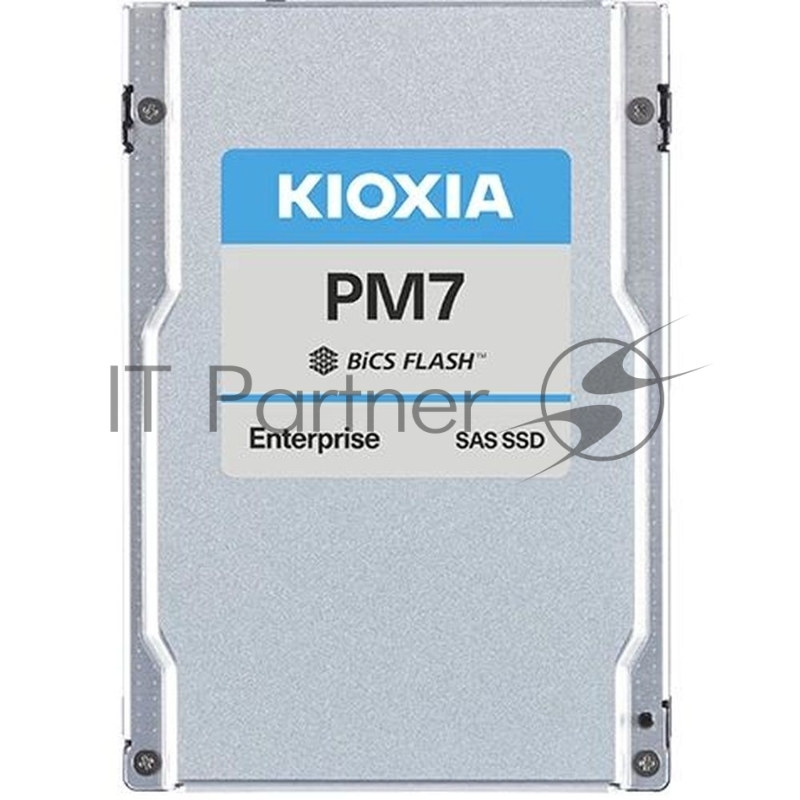 Серверный твердотельный накопитель KIOXIA SSD PM7-V, 3200GB, 2.5 15mm, SAS 24G, TLC, R/W 4200/3650 MB/s, IOPs 720K/340K, TBW 17520, DWPD 3 (12 мес.)