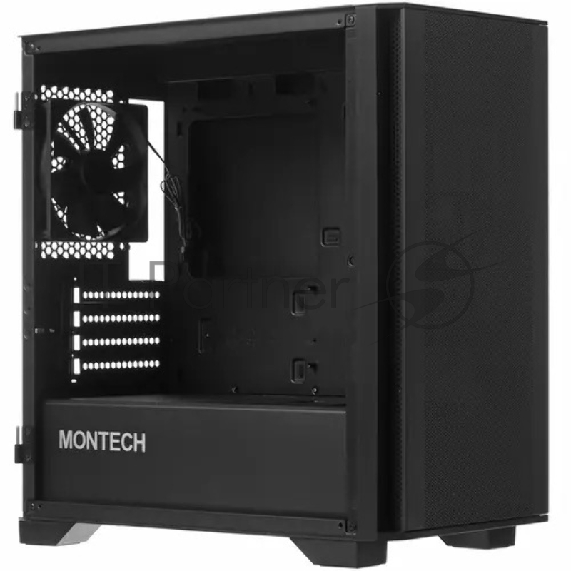 Корпус Montech AIR 100 LITE черный без БП mATX 2x120mm 1xUSB2.0 2xUSB3.0 audio bott PSU