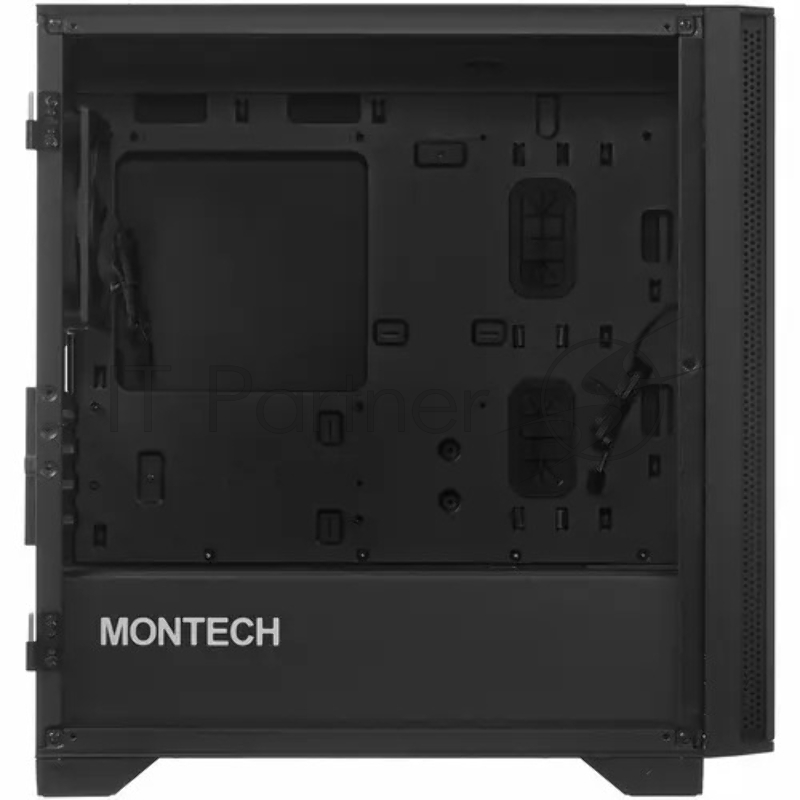 Корпус Montech AIR 100 LITE черный без БП mATX 2x120mm 1xUSB2.0 2xUSB3.0 audio bott PSU