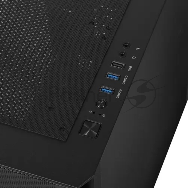 Корпус Montech AIR 100 LITE черный без БП mATX 2x120mm 1xUSB2.0 2xUSB3.0 audio bott PSU