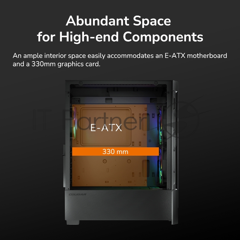 Корпус ПК без блока питания Cougar Case Duoface RGB ( 385ZD10.0001 )