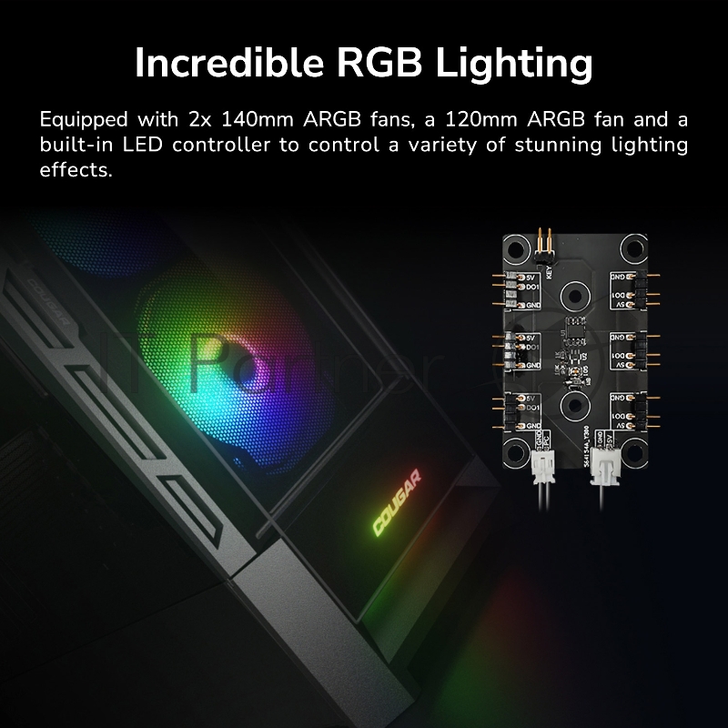 Корпус ПК без блока питания Cougar Case Duoface RGB ( 385ZD10.0001 )