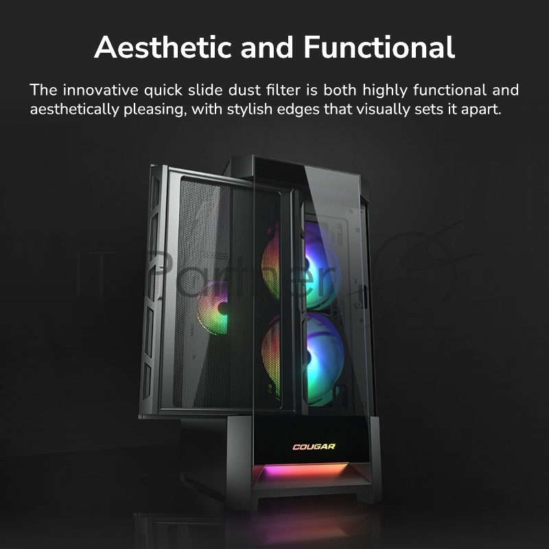 Корпус ПК без блока питания Cougar Case Duoface RGB ( 385ZD10.0001 )