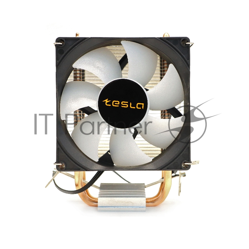 Кулер для процессора TESLA SHADOW 902, 1х92мм, 2400rpm, 3-pin, Al+Cu, черный, 52CFM, 23дБ, 2-PIPE, TDP 110Вт, INTEL 1700/1200/115x/775/1366, AMD AM5/AM4/AM3(+)/AM2(+)/FM2(+)/F (TSL-902-SD)