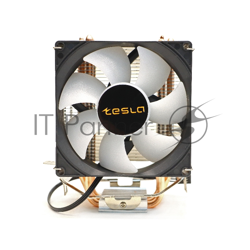 Кулер для процессора TESLA SHADOW 903, 1х92мм, 2400rpm, 3-pin, Al+Cu, черный, 52CFM, 23дБ, 3-PIPE, TDP 130Вт, INTEL 1700/1200/115x/775/1366, AMD AM5/AM4/AM3(+)/AM2(+)/FM2(+)/F (TSL-903-SD)