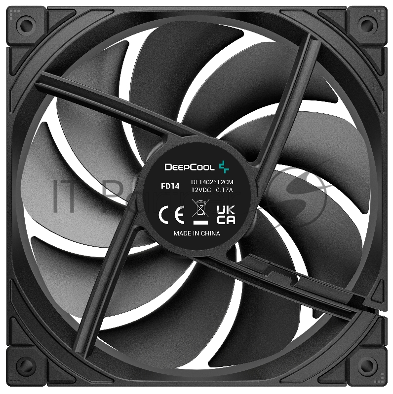 Вентилятор для корпуса Deepcool FD14 черный (R-FD14-BKNPN1-G)
