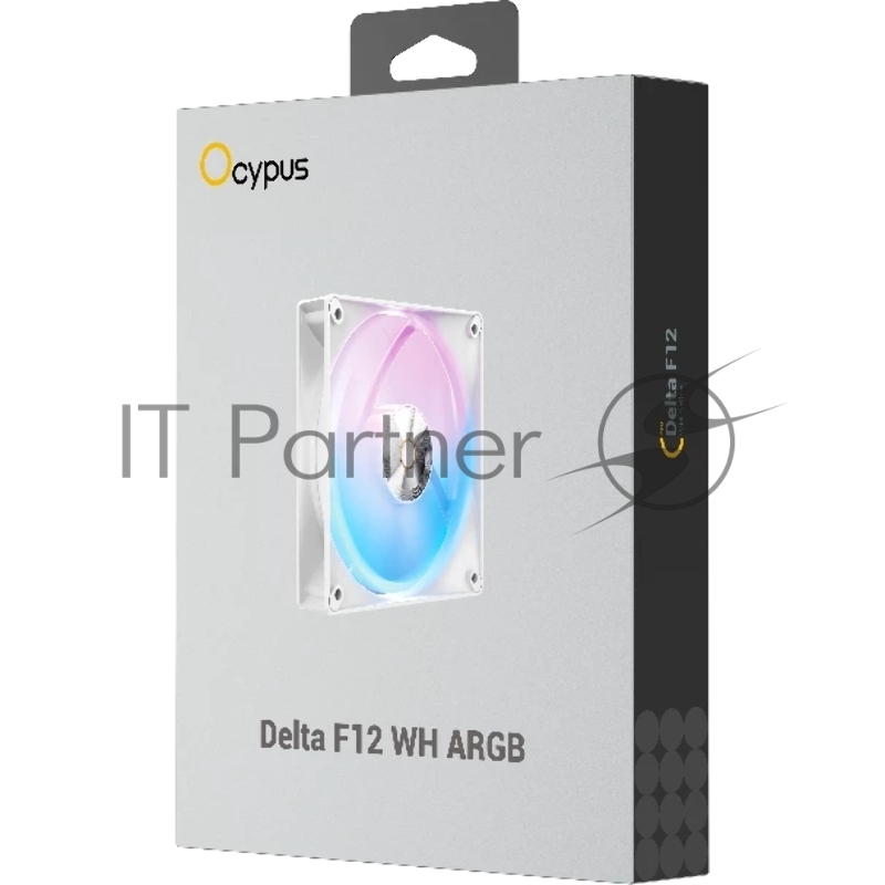 Комплект вентиляторов для корпуса Ocypus Delta F12 ARGB 3 IN 1 WH (Delta-F12-WH3AM00X-GL)