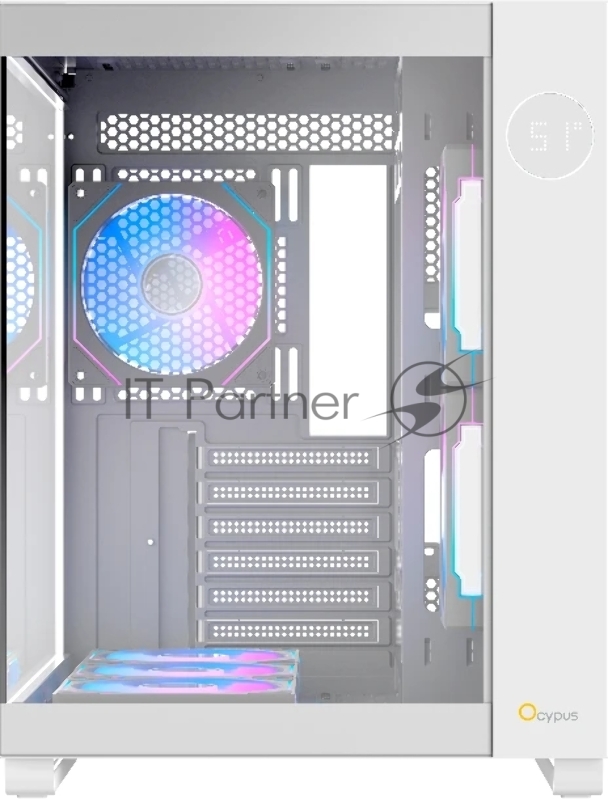 Корпус Ocypus Iota C70 ARGB без БП White (Iota-C70-WHD600XX-GL)