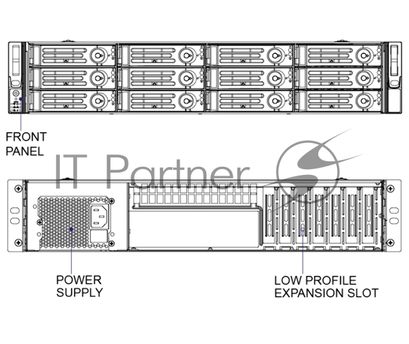 Блок питания 550W PS2 ATX (Acbel) for CS-R27S