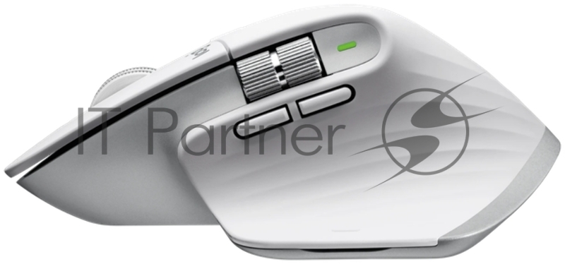 Мышь беспроводная Logitech MX Master 3s светло-серый, 8000 dpi, радиоканал, Bluetooth, USB, кнопки - 7