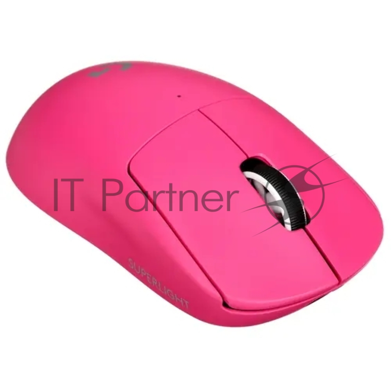 Мышь LOGITECH G PRO X Superlight 2 розовая беспроводная игровая (2,4 ГГц, 5 кнопок, LIGHTFORCE hybrid switches, HERO 2, 32000 dpi, USB, 910-006799)