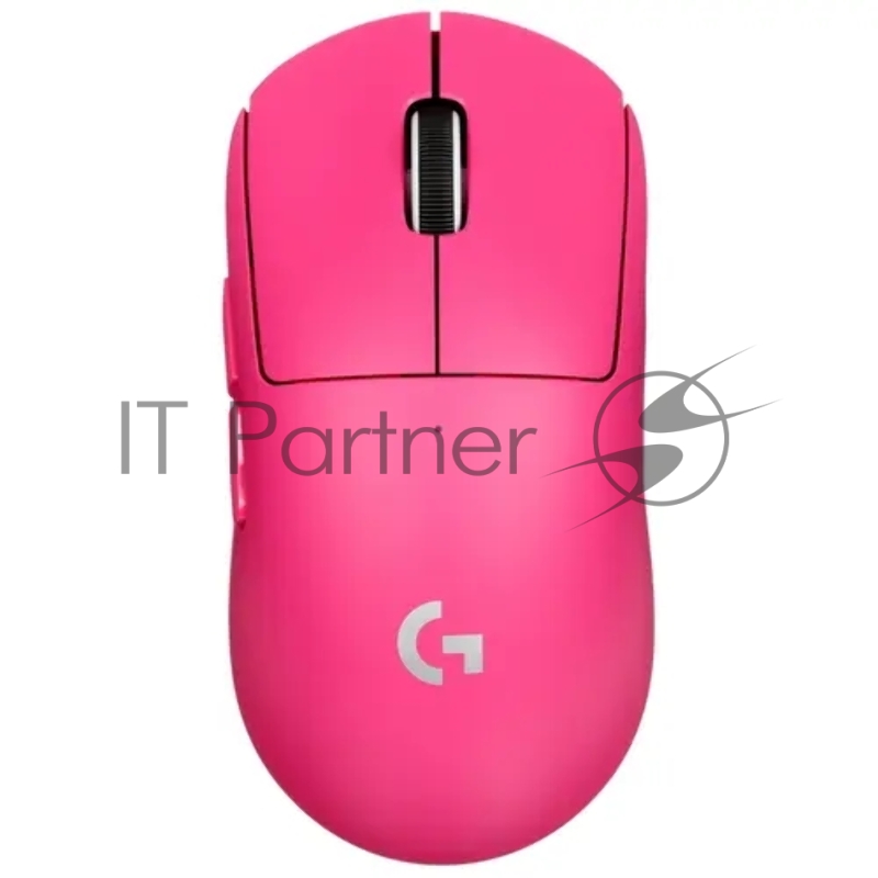 Мышь LOGITECH G PRO X Superlight 2 розовая беспроводная игровая (2,4 ГГц, 5 кнопок, LIGHTFORCE hybrid switches, HERO 2, 32000 dpi, USB, 910-006799)