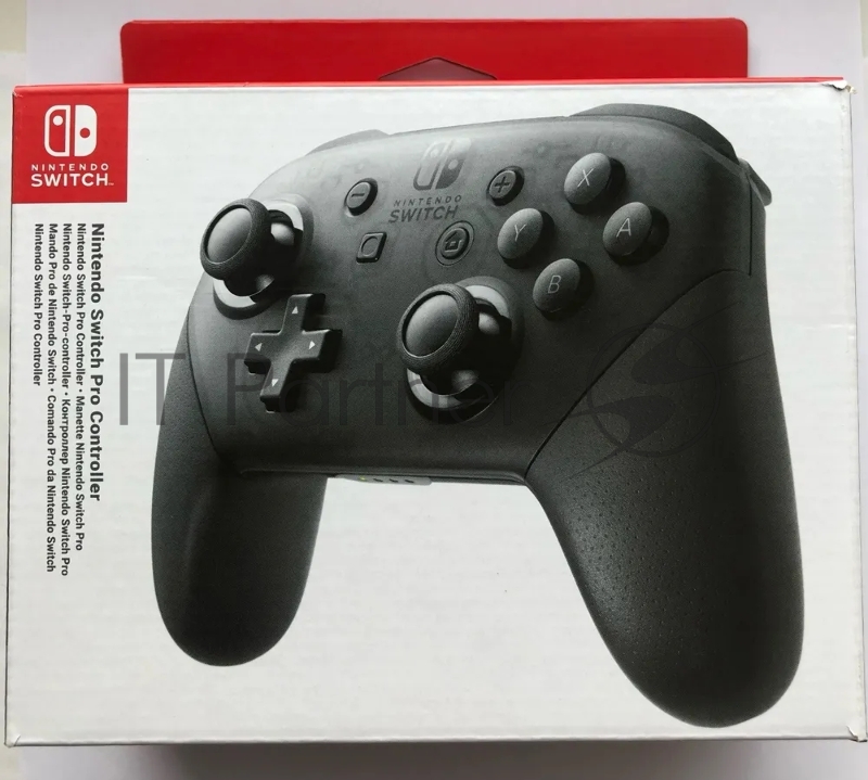 Геймпад Беспроводной NINTENDO SWITCH PRO CONTROLLER чёрный (HAC-A-FSSKA)