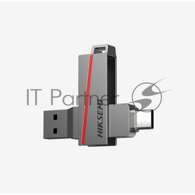 Флеш Диск HIKSEMI DUAL SLIM HS-USB-E307C/16G/U3 16Gb <HS-USB-E307C/16G/U3>, USB3.2/Type-C