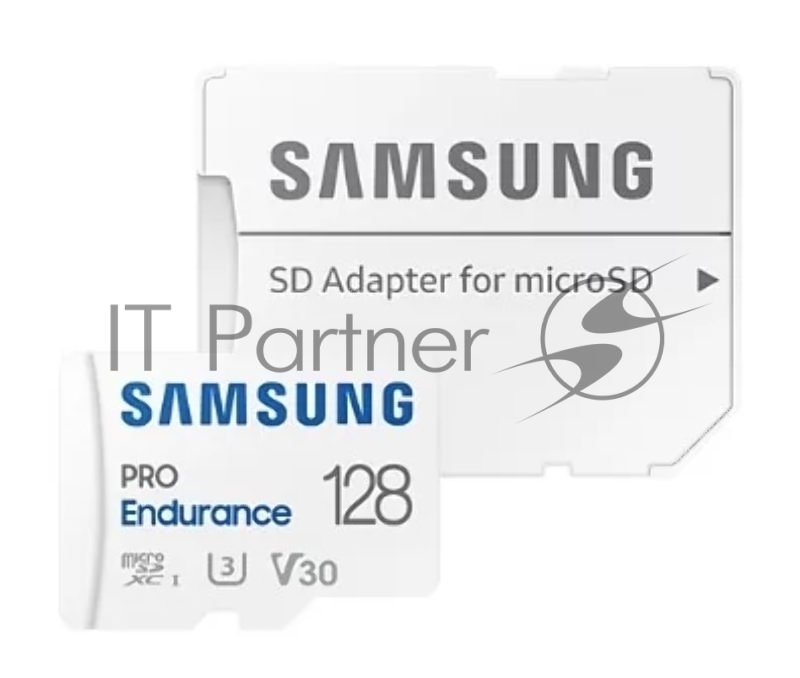 Флеш карта microSDXC 128GB Samsung PRO Endurance (для видеорегистратора) Class 10, UHS-I, W 30 МБ/с, R 100 МБ/с, <MB-MJ128KA/APC> адаптер на SD