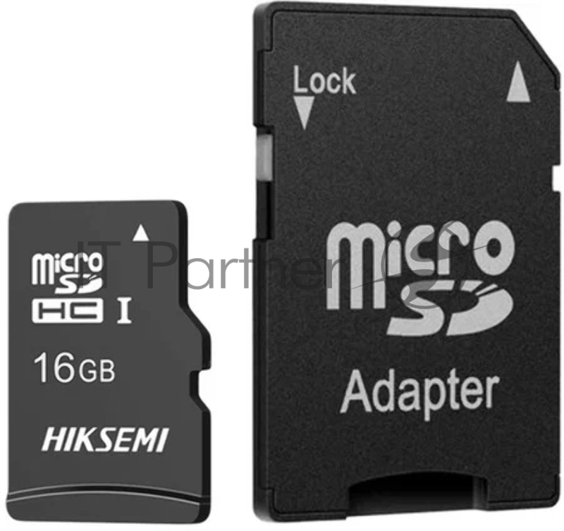 Флеш карта microSDHC 16GB HIKSEMI NEO ADAPTER HS-TF-C1/16G/ADAPTER <HS-TF-C1/16G/ADAPTER> (с SD адаптером) R/W Speed 23/10MB/s