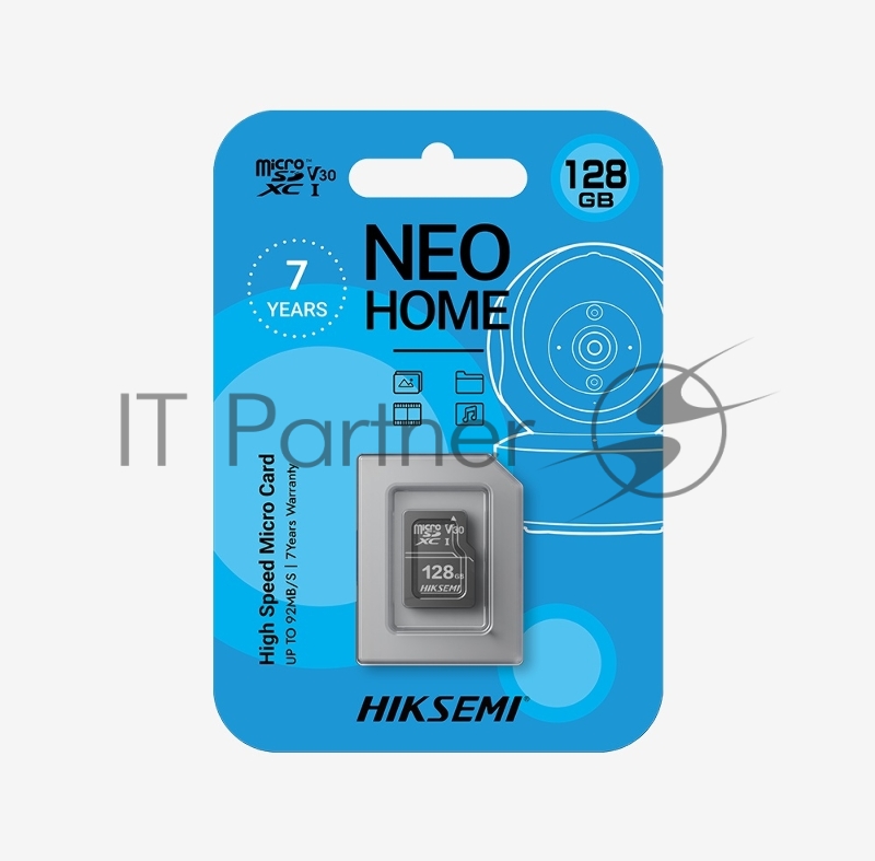 Флеш карта microSDHC 128GB HIKSEMI NEO HOME HS-TF-D1/128G <HS-TF-D1/128G> (без SD адаптера) R/W Speed 92/50MB/s