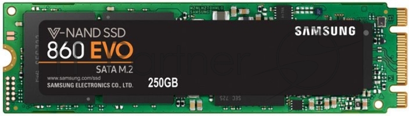 SSD диск 250ГБ M.2 Samsung 860 EVO MZ-N6E250BW (SATA III)