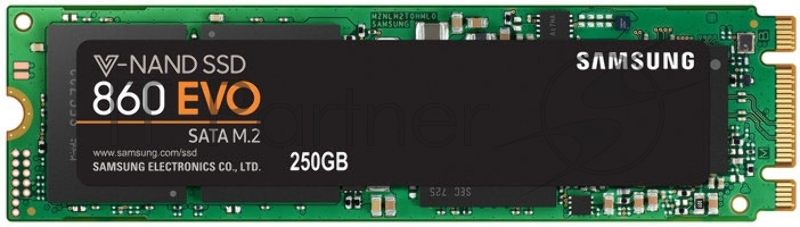 SSD диск 250ГБ M.2 Samsung 860 EVO MZ-N6E250BW (SATA III)