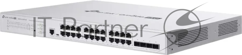 Коммутатор TP-Link Omada PRO S5500-24MPP4XF (L2+) 24x2.5Гбит/с 4xКомбо(10GBase-T/SFP+) 4SFP+ 16PoE+ 8PoE++ 500W управляемый