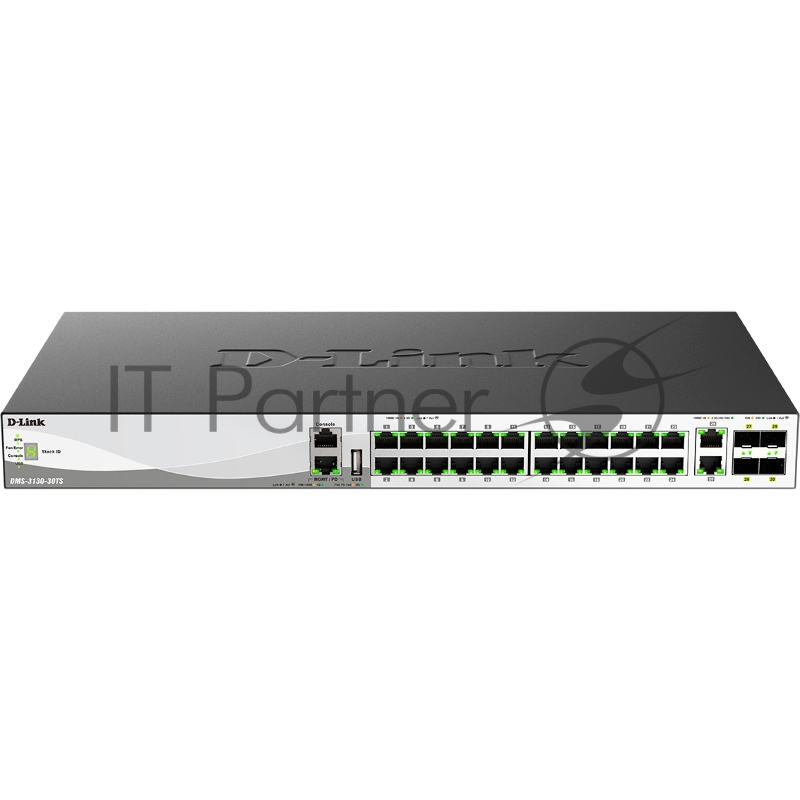 Коммутатор Multigigabit Managed L3 Stackable Switch 24x2.5GBase-T, 2x10GBase-T, 4х25GBase-X SFP28, Surge 6KV, CLI, 1000Base-T Management, RJ45 Console, USB, RPS, Dying Gasp