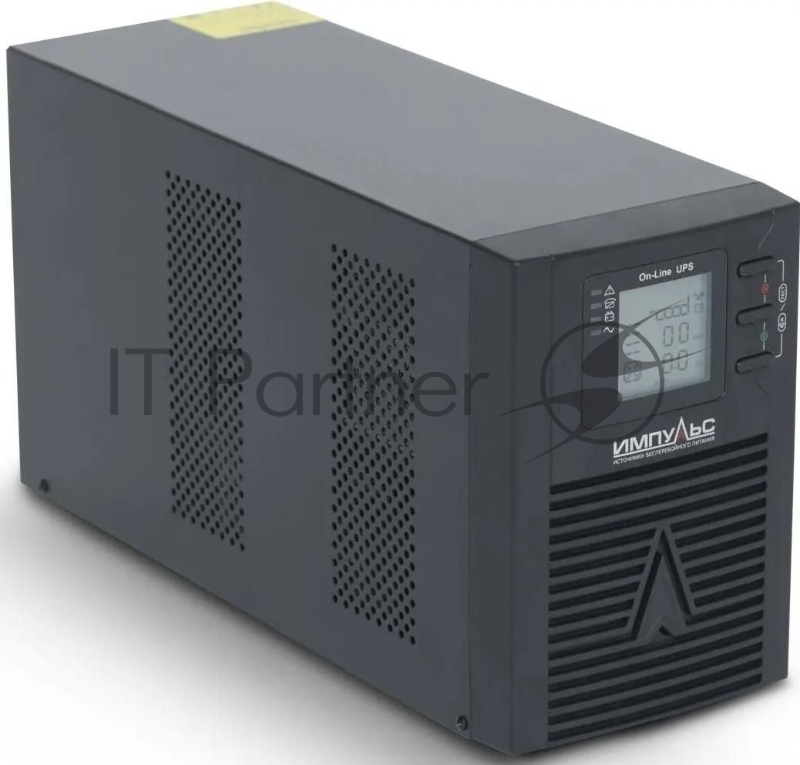 Источник бесперебойного питания Импульс Стайер 1500, 1350Вт, 1500ВА, черный