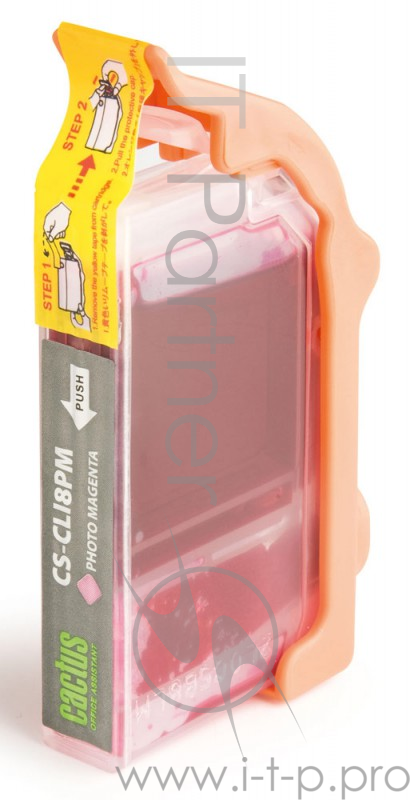 Картридж струйный Cactus CS-CLI8PM пурпурный для Canon MP970 iP6600D iP6700D Pro9000 (12ml)